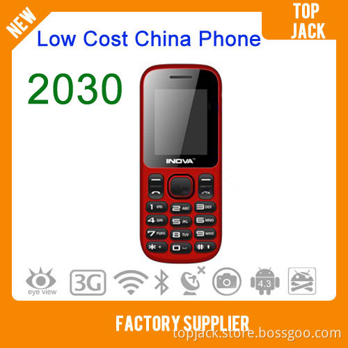 Cheap China Phone 2030 with Dual SIM GSM850 Phone Torch Mobile Phone
